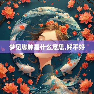 梦见脚肿是什么意思,好不好