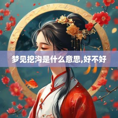 梦见挖沟是什么意思,好不好