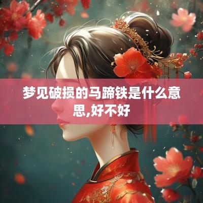 梦见破损的马蹄铁是什么意思,好不好