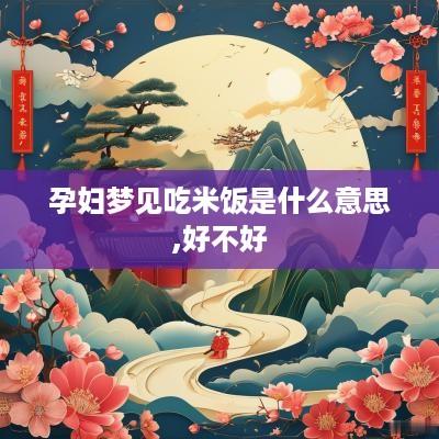 孕妇梦见吃米饭是什么意思,好不好