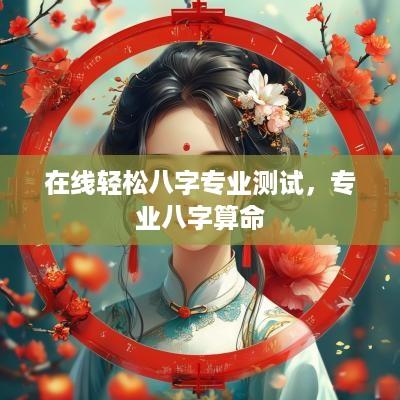 在线轻松八字专业测试，专业八字算命
