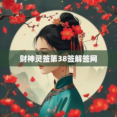 财神灵签第38签解签网