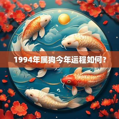 1994年属狗今年运程如何？
