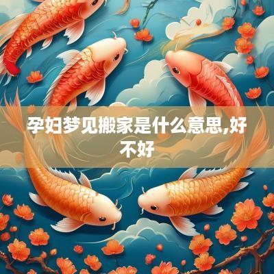孕妇梦见搬家是什么意思,好不好