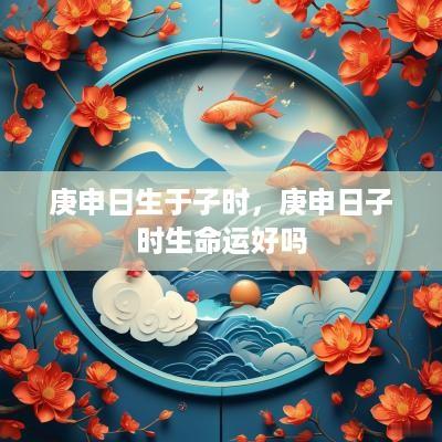 庚申日生于子时，庚申日子时生命运好吗