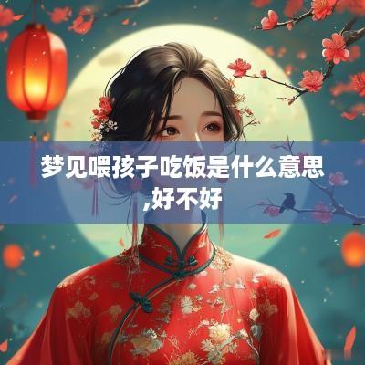 梦见喂孩子吃饭是什么意思,好不好