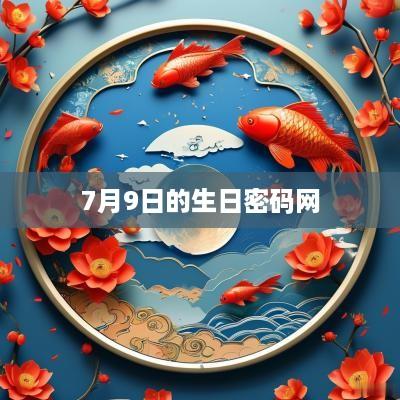 7月9日的生日密码网