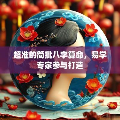 超准的简批八字算命，易学专家参与打造