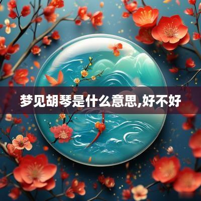 梦见胡琴是什么意思,好不好