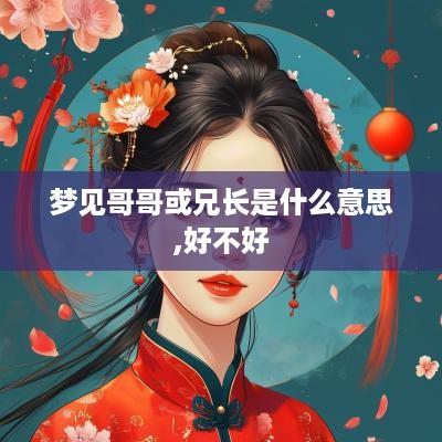 梦见哥哥或兄长是什么意思,好不好