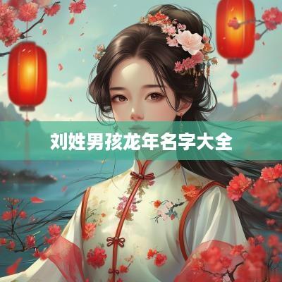 刘姓男孩蛇年名字大全