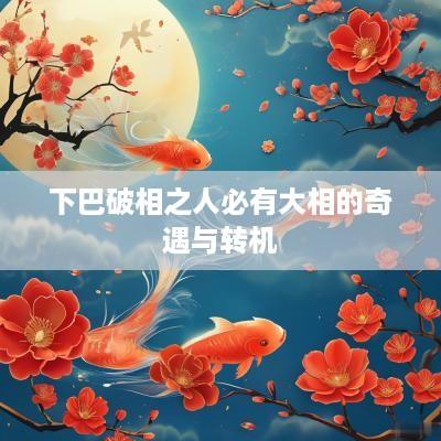 下巴破相之人必有大相的奇遇与转机