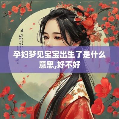 孕妇梦见宝宝出生了是什么意思,好不好