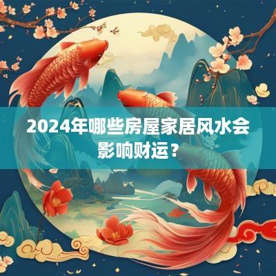 2025年哪些房屋家居风水会影响财运？