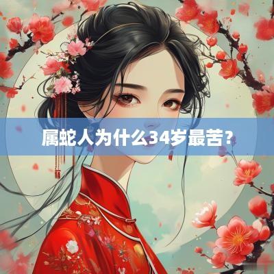 属蛇人为什么34岁最苦？