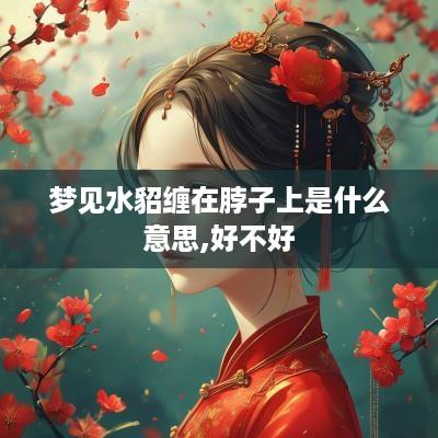 梦见水貂缠在脖子上是什么意思,好不好