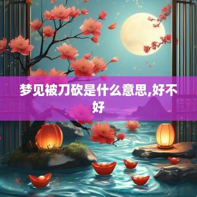 梦见被刀砍是什么意思,好不好