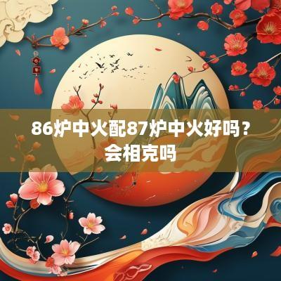 86炉中火配87炉中火好吗？会相克吗