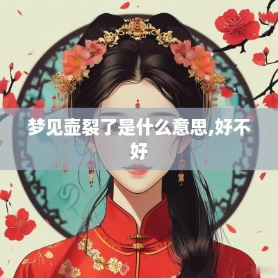梦见壶裂了是什么意思,好不好