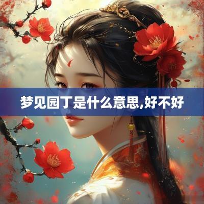 梦见园丁是什么意思,好不好