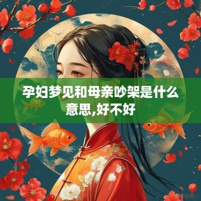 孕妇梦见和母亲吵架是什么意思,好不好