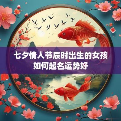 七夕情人节辰时出生的女孩如何起名运势好