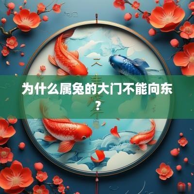 为什么属兔的大门不能向东？