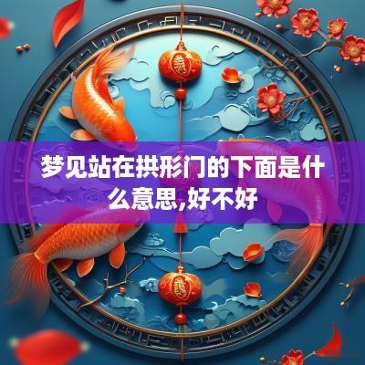梦见站在拱形门的下面是什么意思,好不好