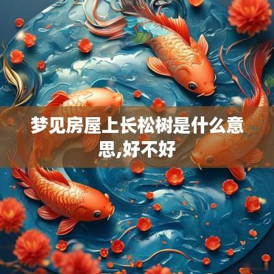 梦见房屋上长松树是什么意思,好不好