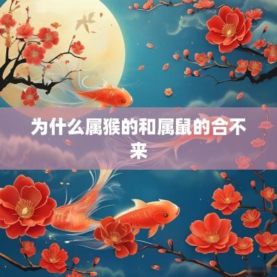 为什么属猴的和属鼠的合不来