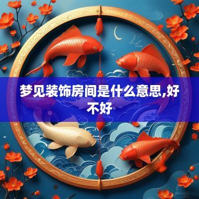 梦见装饰房间是什么意思,好不好