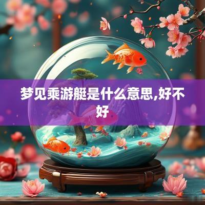 梦见乘游艇是什么意思,好不好