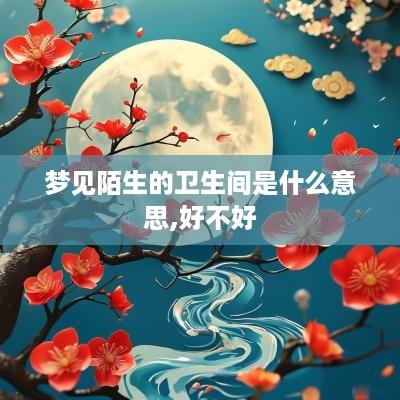 梦见陌生的卫生间是什么意思,好不好