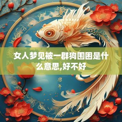女人梦见被一群狗围困是什么意思,好不好