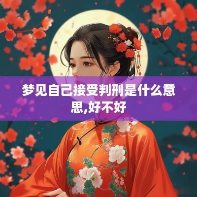 梦见自己接受判刑是什么意思,好不好