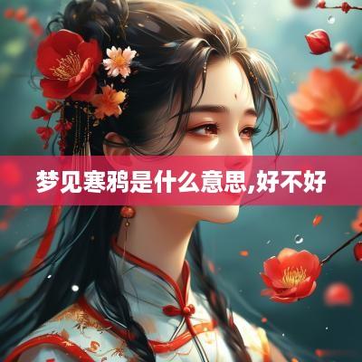 梦见寒鸦是什么意思,好不好