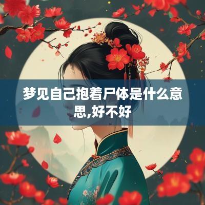 梦见自己抱着尸体是什么意思,好不好