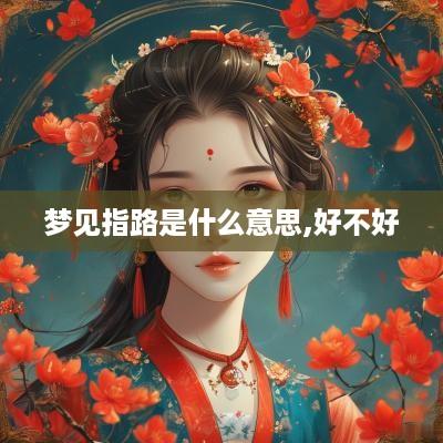 梦见指路是什么意思,好不好