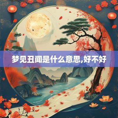 梦见丑闻是什么意思,好不好