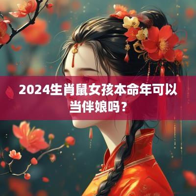 2025生肖鼠女孩本命年可以当伴娘吗？