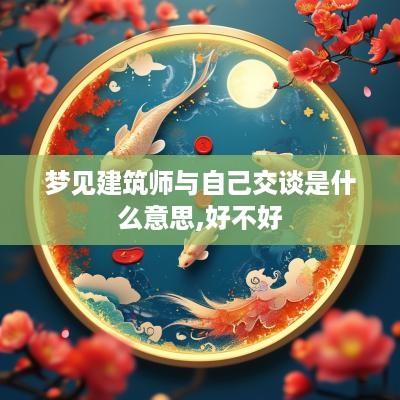 梦见建筑师与自己交谈是什么意思,好不好