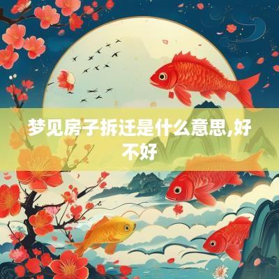 梦见房子拆迁是什么意思,好不好