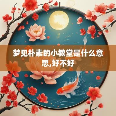 梦见朴素的小教堂是什么意思,好不好