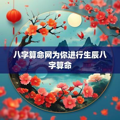 八字算命网为你进行生辰八字算命