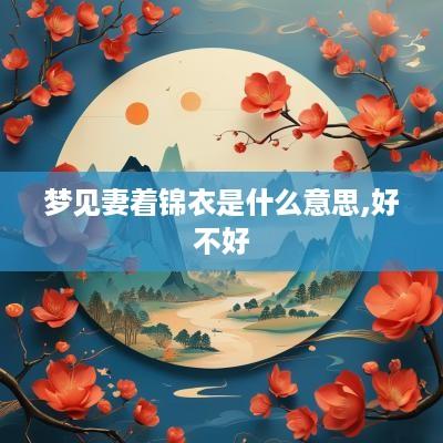 梦见妻着锦衣是什么意思,好不好