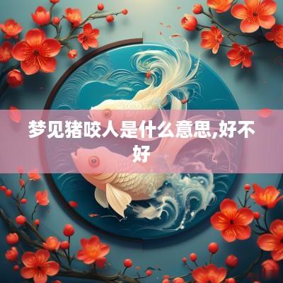 梦见猪咬人是什么意思,好不好