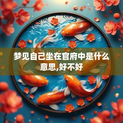 梦见自己坐在官府中是什么意思,好不好