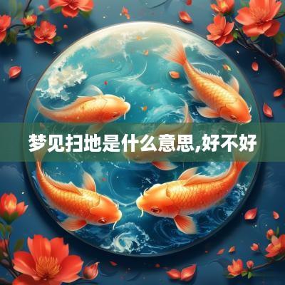 梦见扫地是什么意思,好不好