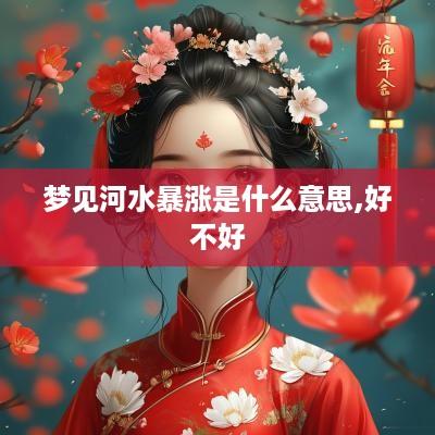 梦见河水暴涨是什么意思,好不好