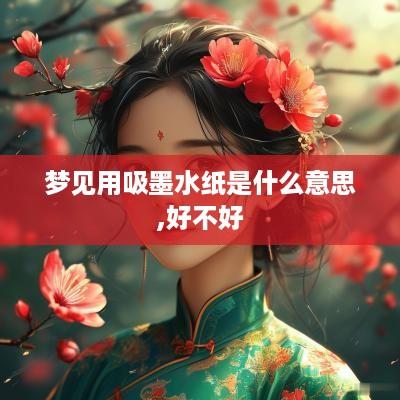 梦见用吸墨水纸是什么意思,好不好